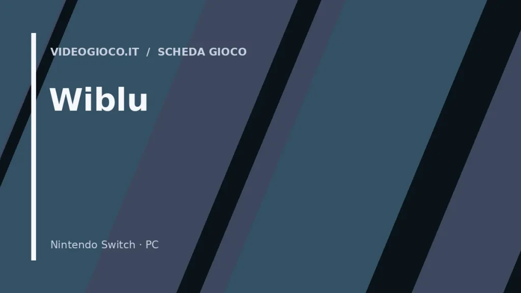 Visual grafico originale Videogioco.it per il gioco Wiblu