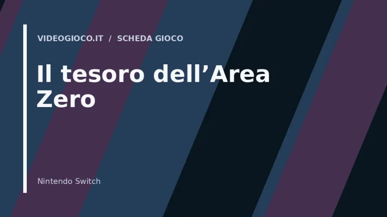 Copertina del gioco Il tesoro dell'Area Zero
