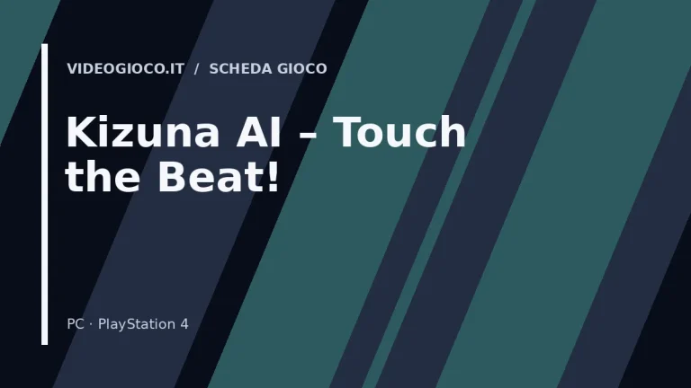 Visual grafico originale Videogioco.it per Kizuna AI - Touch the Beat!