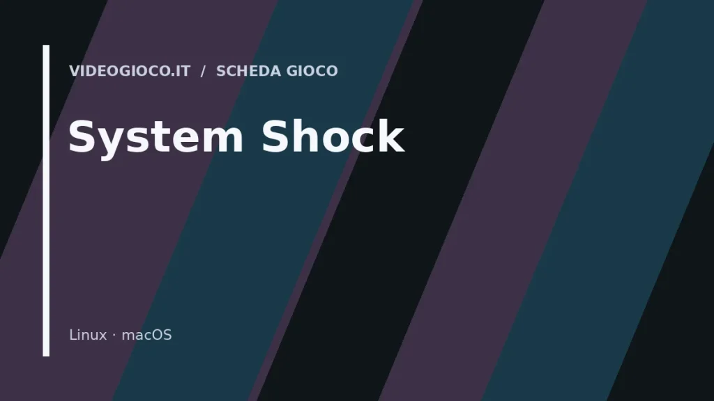 Visual grafico originale Videogioco.it per System Shock