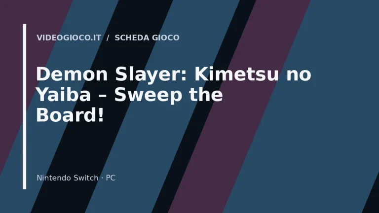 Copertina originale Videogioco.it per il gioco Demon Slayer: Kimetsu no Yaiba – Sweep the Board!