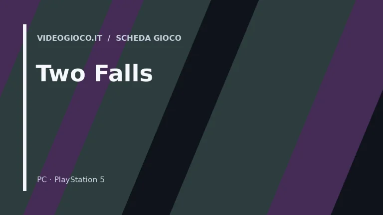 Visual grafica originale di Videogioco.it per il videogioco Two Falls