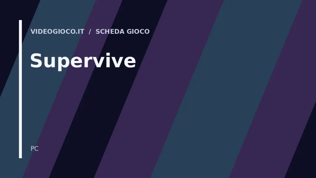 Visual grafico originale di Videogioco.it per il videogioco Supervive