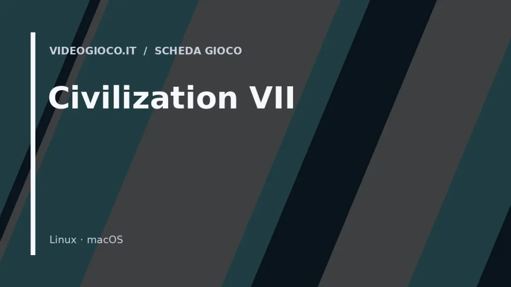 Visual grafico originale di Videogioco.it per il videogioco Civilization VII