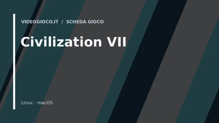 Visual grafico originale di Videogioco.it per il videogioco Civilization VII