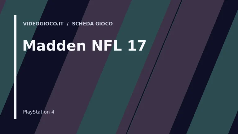 Visual grafico originale Videogioco.it per il videogioco Madden NFL 17