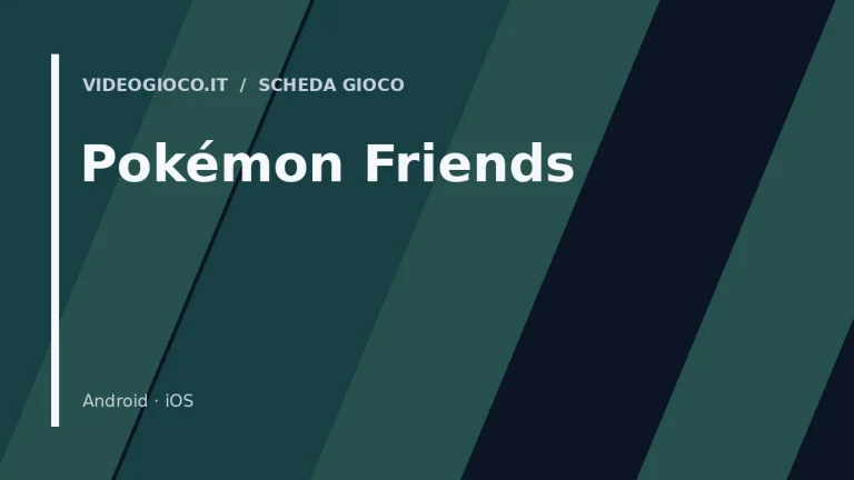 Copertina di Pokémon Friends con visual grafico originale di proprietà di Videogioco.it