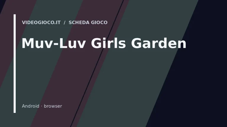 Visual grafico originale Videogioco.it per il videogioco Muv-Luv Girls Garden