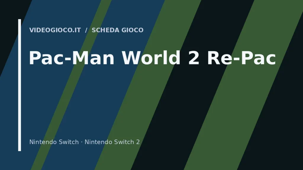Visual grafico originale Videogioco.it per Pac-Man World 2 Re-Pac