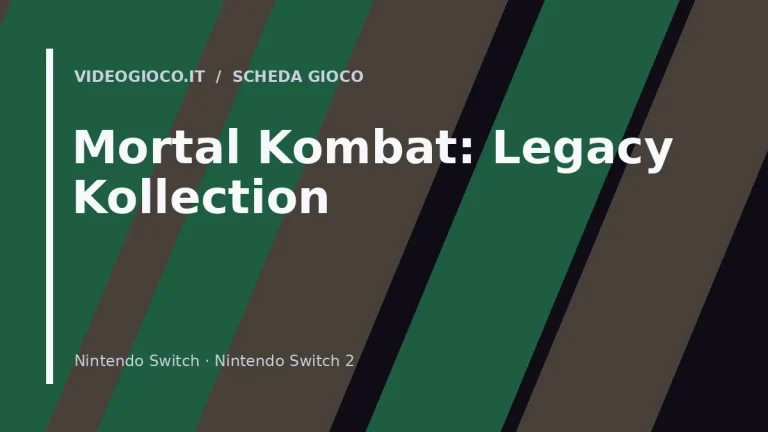 Visual grafico originale Videogioco.it per Mortal Kombat: Legacy Kollection