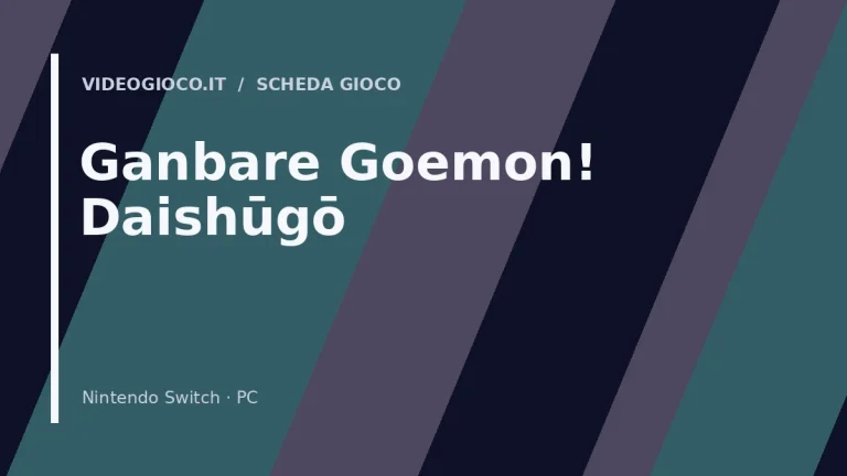 Copertina originale Videogioco.it per il videogioco Ganbare Goemon! Daishūgō.
