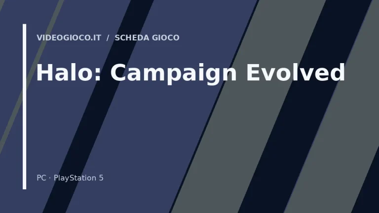 Copertina originale Videogioco.it per il videogioco Halo: Campaign Evolved.
