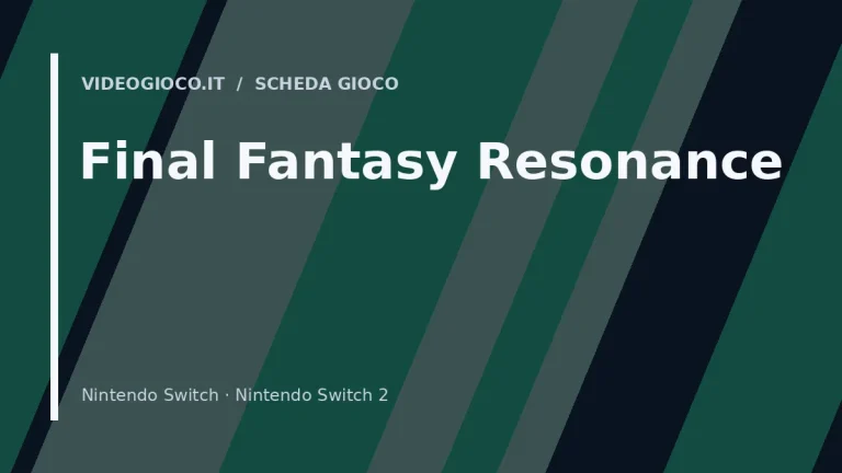 Visual grafica originale Videogioco.it per il videogioco Final Fantasy Resonance.