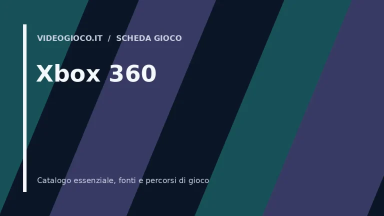 Visual grafico originale Videogioco.it per Xbox 360