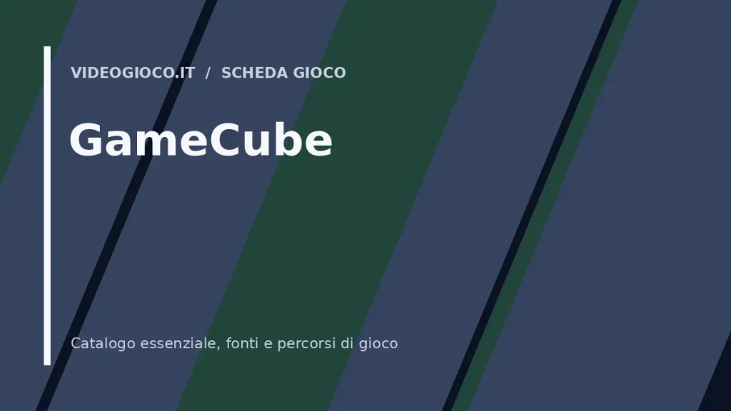 Visual grafico originale Videogioco.it per GameCube