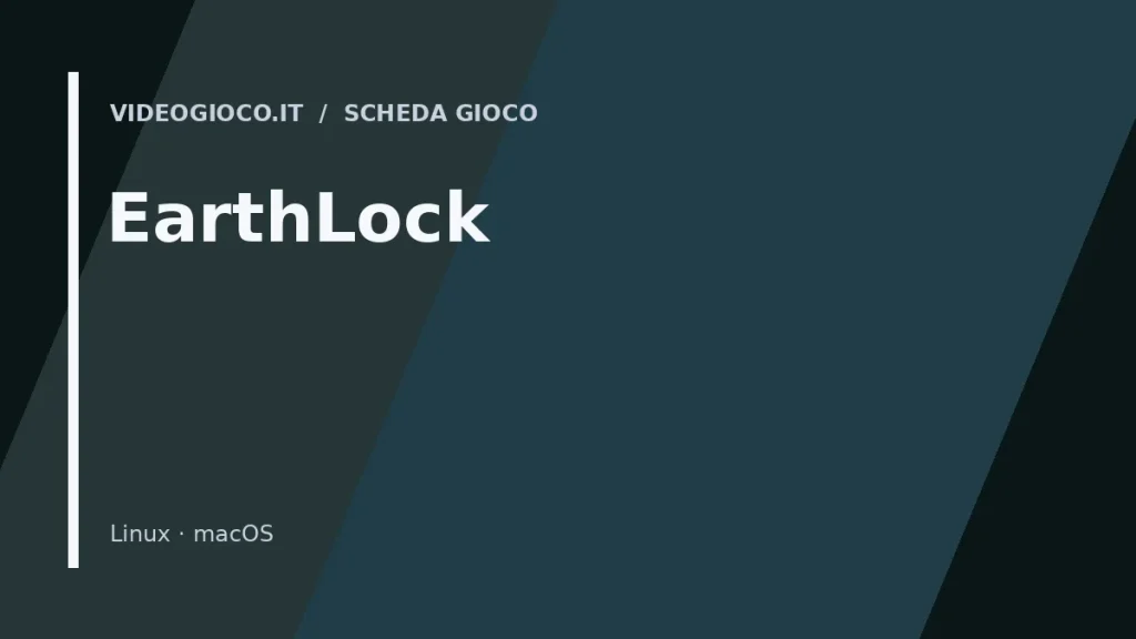 Visual grafico originale di Videogioco.it per EarthLock