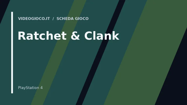 Visual grafico originale di Videogioco.it per Ratchet & Clank
