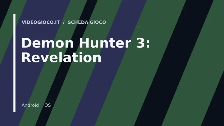 Visual grafico originale Videogioco.it dedicato al gioco Demon Hunter 3: Revelation.