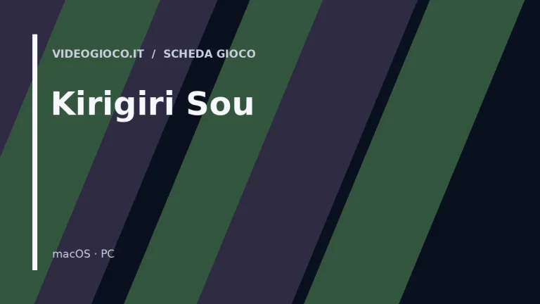 Visual grafico originale Videogioco.it dedicato al gioco Kirigiri Sou.