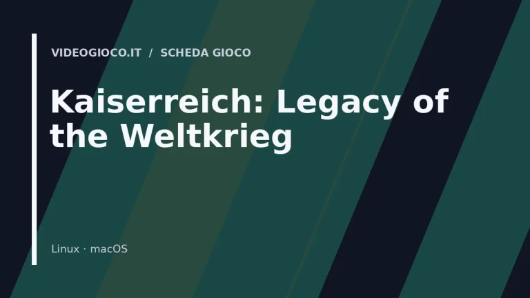 Visual grafico originale Videogioco.it per Kaiserreich: Legacy of the Weltkrieg
