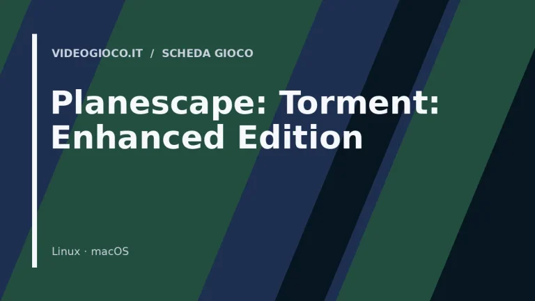 Visual di copertina originale Videogioco.it per il videogioco Planescape: Torment: Enhanced Edition