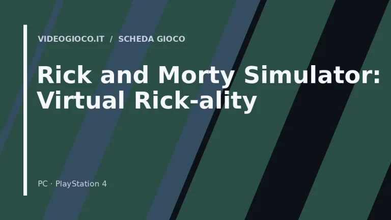 Visual di copertina originale Videogioco.it per il videogioco Rick and Morty Simulator: Virtual Rick-ality