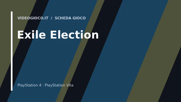 Immagine di copertina del gioco Exile Election, visual originale Videogioco.it